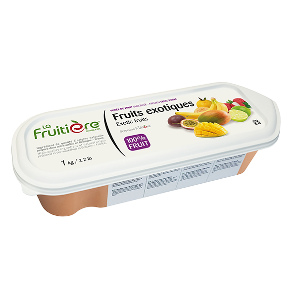La Fruitiere du Val Evel Exotic Fruits Purée(Non-Extra Sugar)