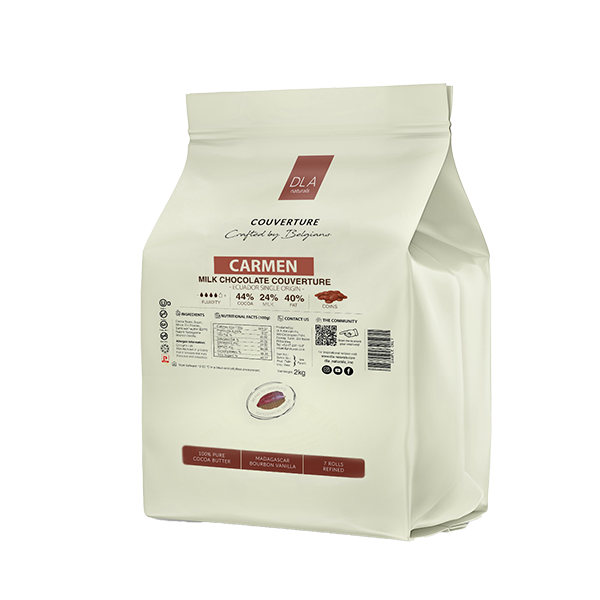 Carmen Couverture Milk Chocolate 44% Inner Bag