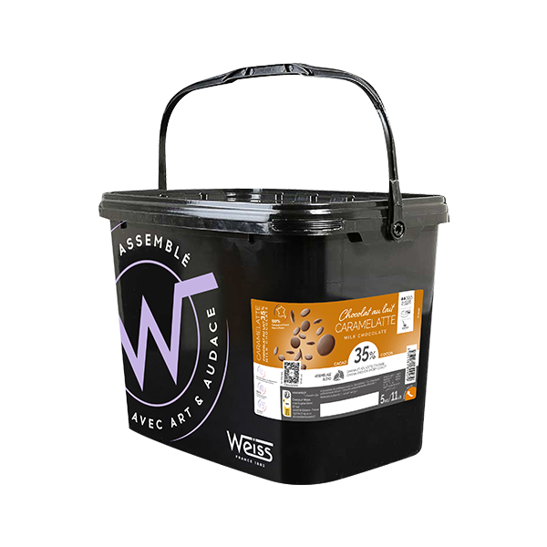 Weiss Caramelatte 35% Milk Chocolate