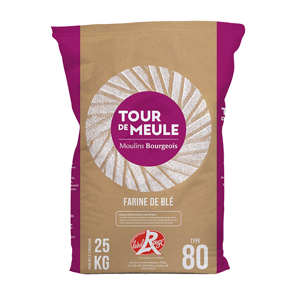 Moulins Bourgeois Wheat Flour T80-(Label Rouge)