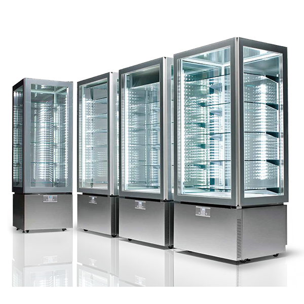 Vertical Dual Temperature Display Cabinet : KRISTALLO LUX