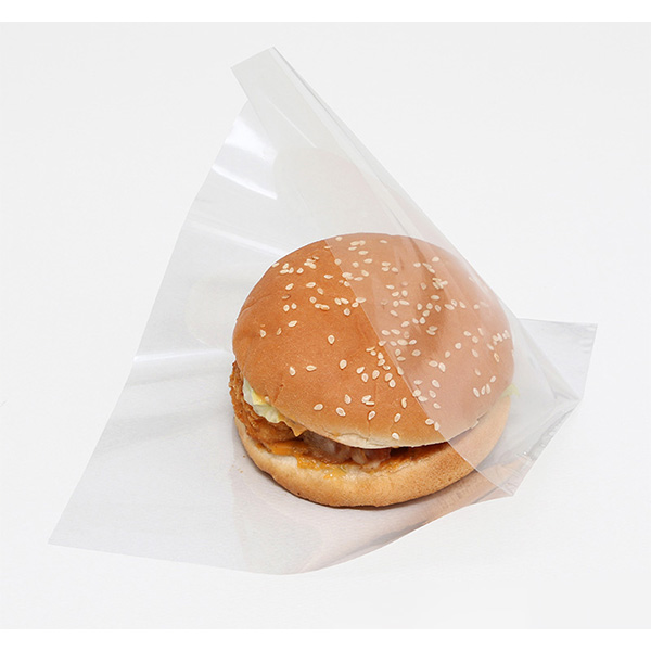 Transparented Burger open bag- Material OPP