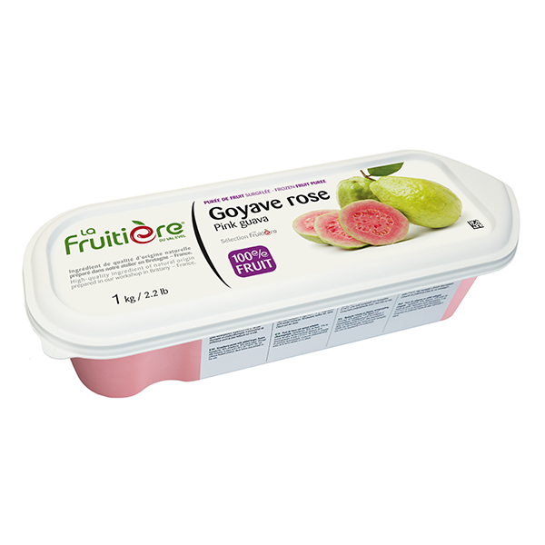 La Fruitiere du Val Evel Red Guava Puree (Non-Extra Sugar)