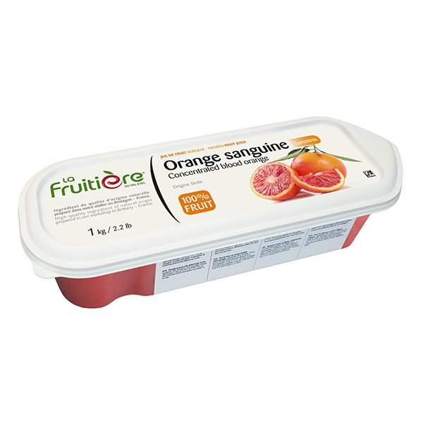 La Fruitiere du Val Evel Blood Orange Puree  (Non-Extra Sugar)