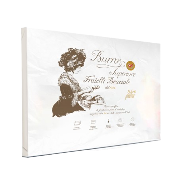 Superior Butter Fratelli Brazzale in Sheets 84%
