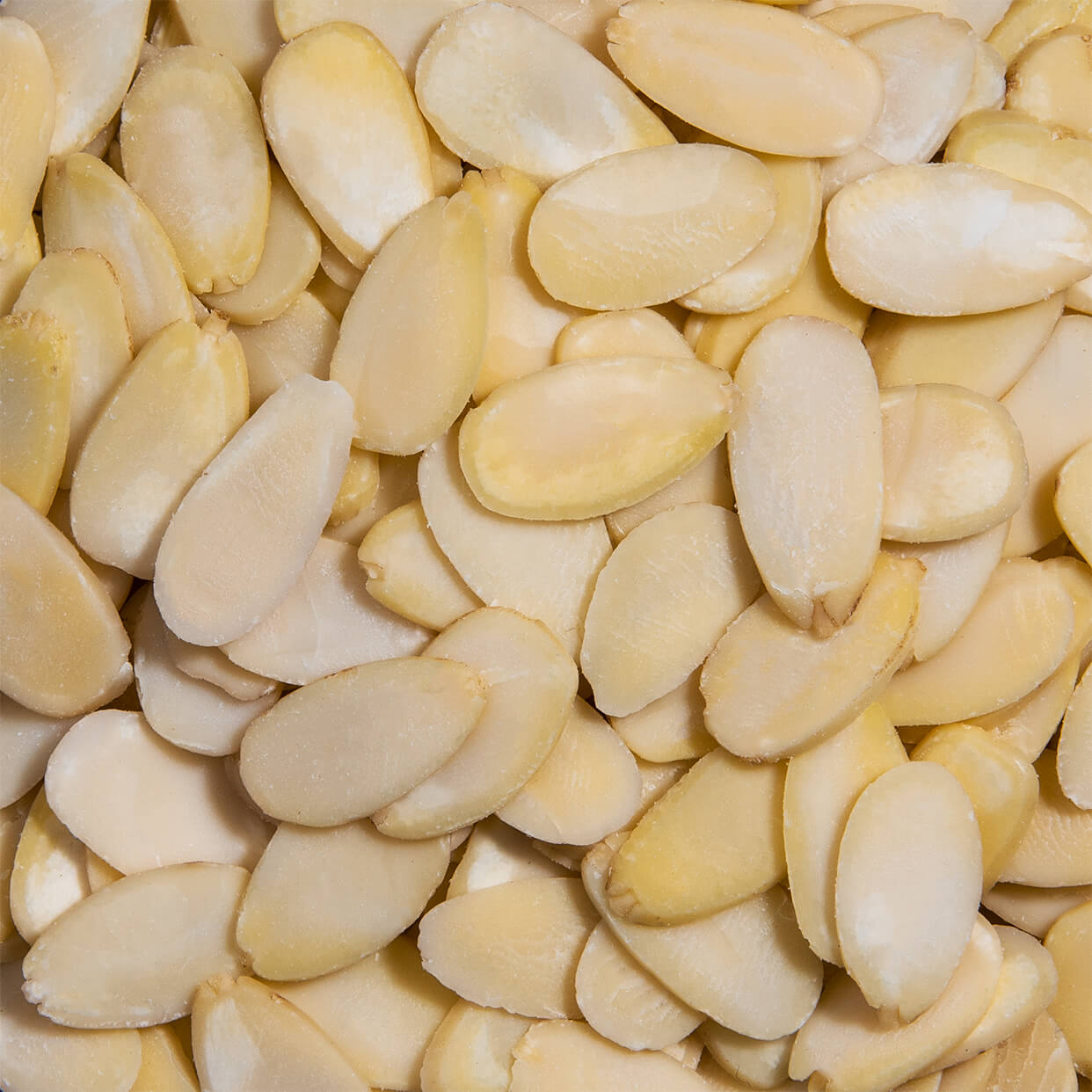 Almonds manufactured blanched sliced